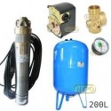 Zestaw pompa SKT100 400V OMNIGENA zbiornik AQUA-SYSTEM 200L pionowy