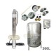 Zestaw pompa 3SQIBO 0,75 IBO 230V zbiornik ocynkowany HYDRO-VACUUM 300L pionowy