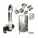 Zestaw pompa OMNITRON5000 230V OMNIGENA zbiornik ocynkowany HYDRO-VACUUM 300L pionowy