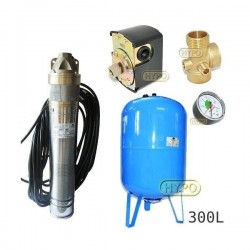 Zestaw pompa SKT150 400V OMNIGENA zbiornik AQUA-SYSTEM 300L pionowy