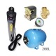 Zestaw pompa BHP 230V zbiornik AQUA-SYSTEM 200L poziomy