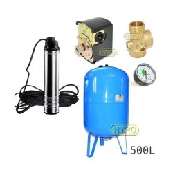 Zestaw pompa TN10 230V OMNIGENA zbiornik AQUA-SYSTEM 500L pionowy