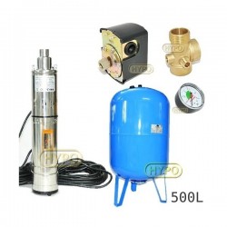 Zestaw pompa 3,5SCR1,8-50-0,5 230V IBO zbiornik 500L pionowy