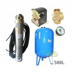 Zestaw pompa SKT150 400V OMNIGENA zbiornik AQUA-SYSTEM 500L pionowy