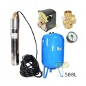 Zestaw pompa SKT200 400V OMNIGENA zbiornik AQUA-SYSTEM 500L pionowy