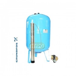 Zestaw pompa SQ3-65 Hydrofor 100L GRUNDFOS