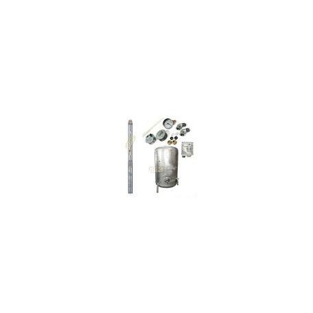 Zestaw pompa SQ3-65 230V zbiornik ocynkowany HYDRO-VACUUM 300L pionowy