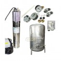 Zestaw pompa NKM-150 230V SUMOTO zbiornik ocynkowany HYDRO-VACUUM 300L pionowy