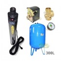 Zestaw pompa BHP LEADER 230V zbiornik AQUA-SYSTEM 300L pionowy