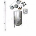 Zestaw pompa SQ3-55 230V zbiornik ocynkowany HYDRO-VACUUM 300L pionowy