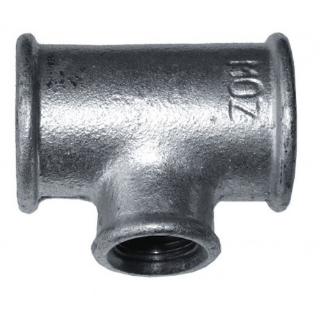 Trójnik redukcyjny ocynkowany GW 1 1/4" na 1/2