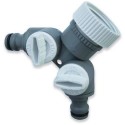 Trójnik GW 1'' z redukcją na 3/4'' z zaworami WL-2222